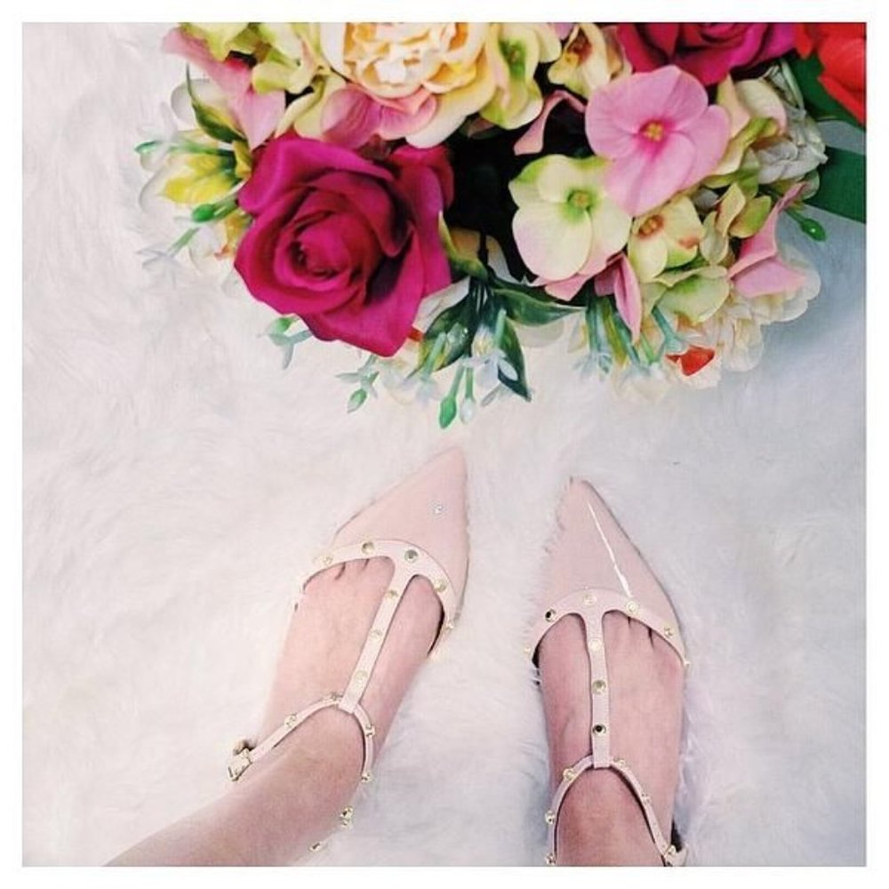 Halogen Blush Patent Leather Flats - Size 7 NWOT